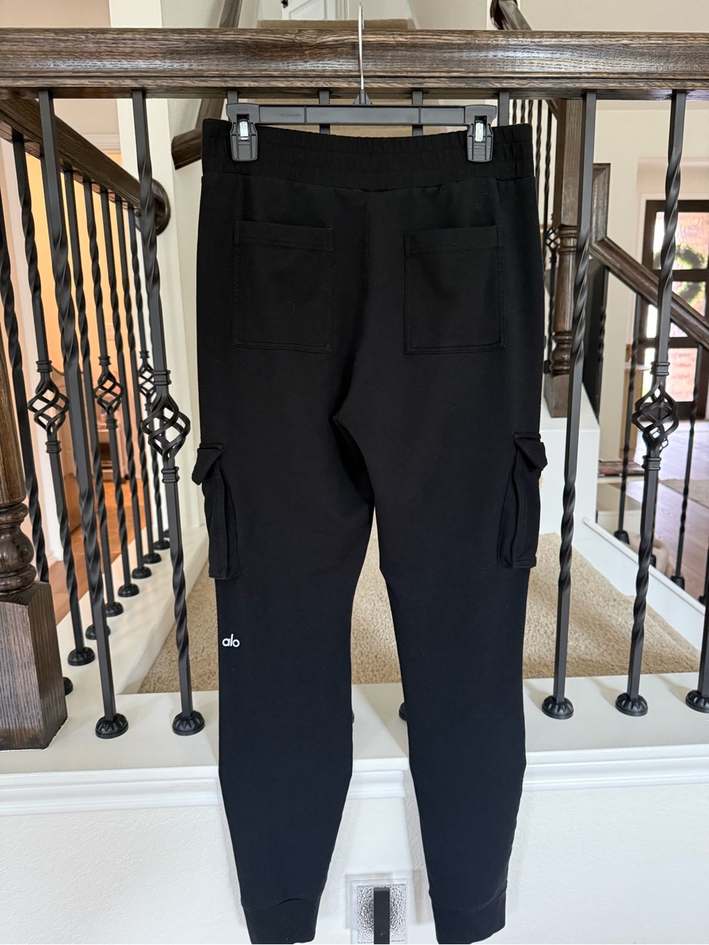 ALO Yoga Black High-Rise Lounge Pants